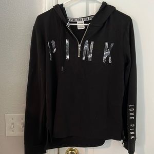 Black hoodie from Pink. Small
